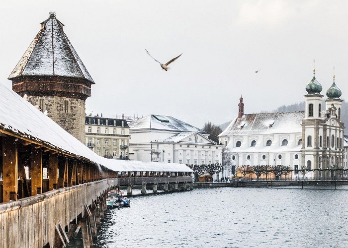 Chapel Bridge Chapel Bridge and Water Tower | Switzerland Tourism photo