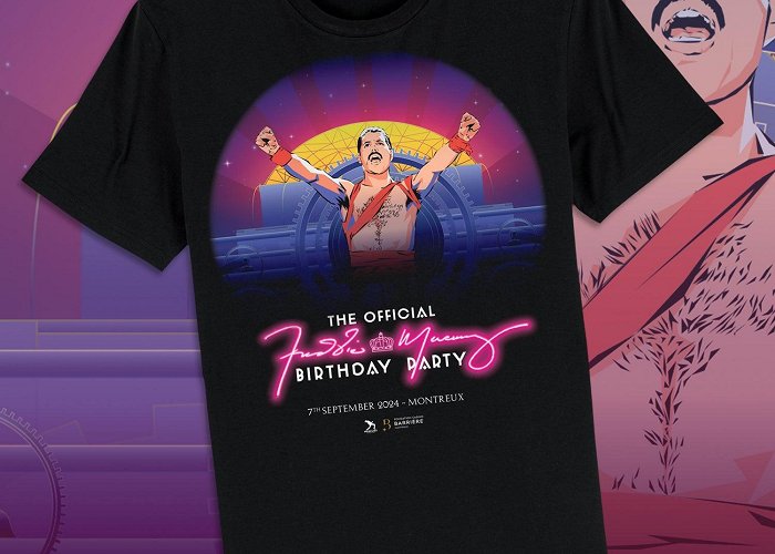 Casino Barriere Montreux The Official Freddie Mercury 78th Birthday Party T-Shirt - Queen photo