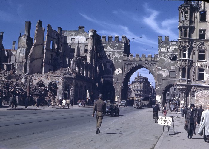 Karlstor The Karlstor, Munich, 1945 | The Digital Collections of the ... photo