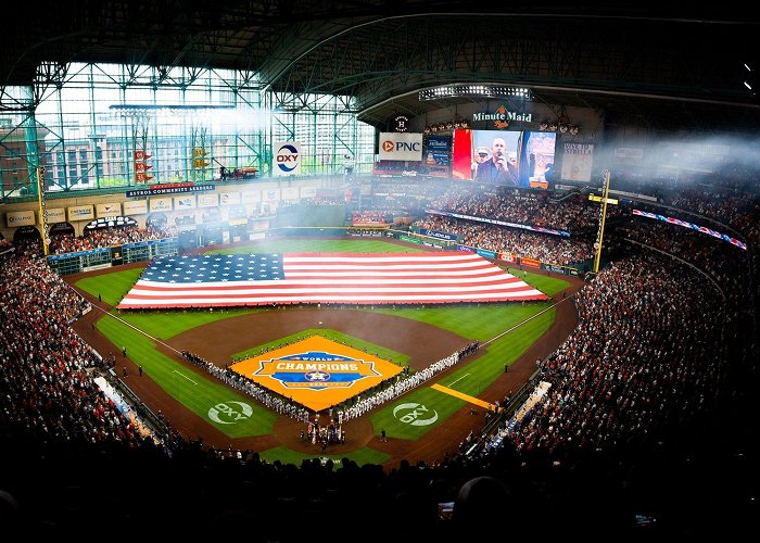 Minute Maid Park Houston Astros go extra innings with major beverage and food rule ... photo