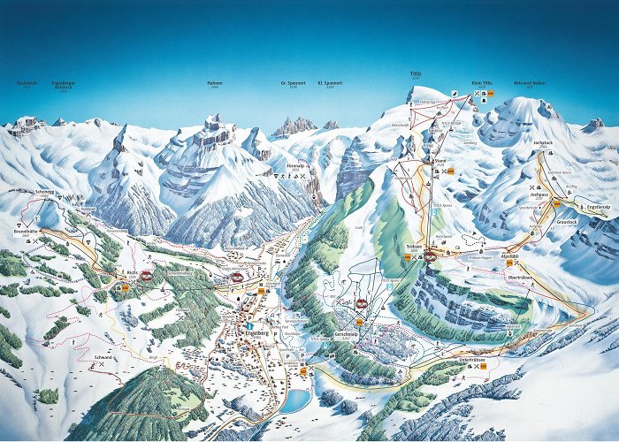 Engstlenalp Engelberg Trail map - Freeride photo