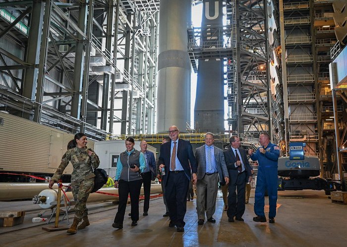 Cape Canaveral Air Force Space Acting SecAF, CSO visit Cape Canaveral SFS > Edwards Air Force ... photo