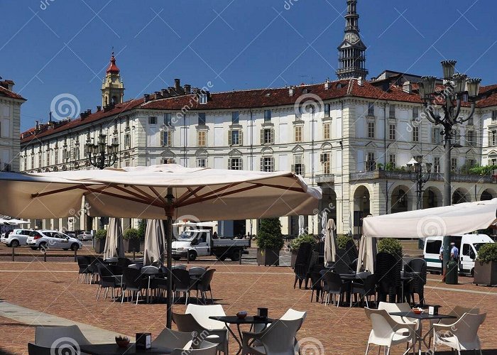 Piazza Vittorio Veneto Piazza Vittorio, Torino, Italy Stock Image - Image of square ... photo