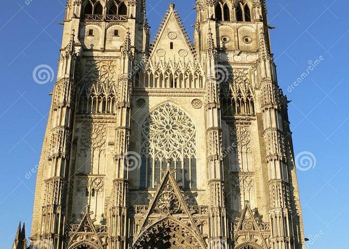 Cathedrale St-Gatien Cathedrale Saint-Gatien, Tours ( France ) Stock Photo - Image of ... photo