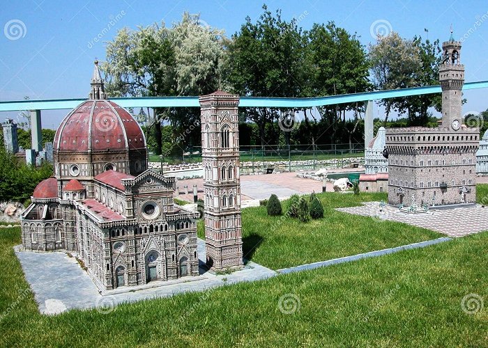 Italy in Miniature Main Monuments of Florence in the Theme Park `Italy in Miniature ... photo