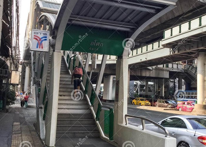 BTS-Asok BANGKOK BTS Skytrain at Asok Station Editorial Stock Photo - Image ... photo