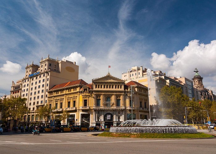 Passeig de Gracia Looking towards the sky photo