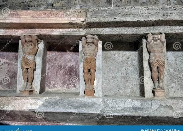 Forum Carved Figures and Niches Where Bath Supplies Stored in Bathhouse ... photo