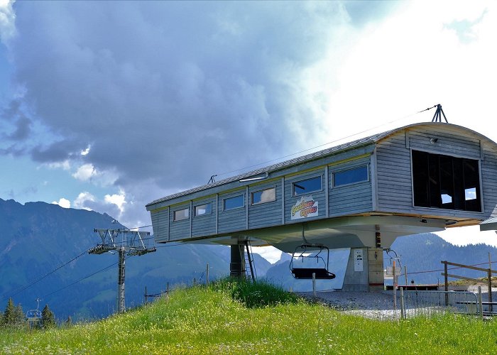 Gastlosenexpress Quad Ski Lift Mountain cableways Jaun | La Gruyère photo