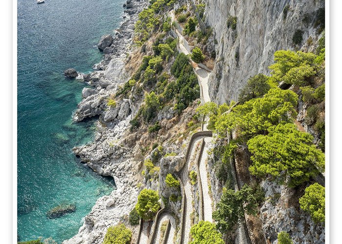 Via Krupp Via Krupp path on Capri island, Italy print by Jan Christopher ... photo