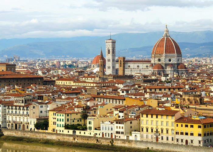 Piazzale Miquelangelo Piazzale Michelangelo, Ponte Vecchio and Uffizi Gallery, Florence ... photo