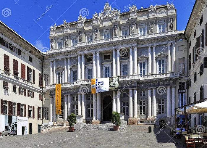 Palazzo Ducale Genoa, Liguria / Italy - 2012/07/06: City Center - Dogeâ€™s Palace ... photo