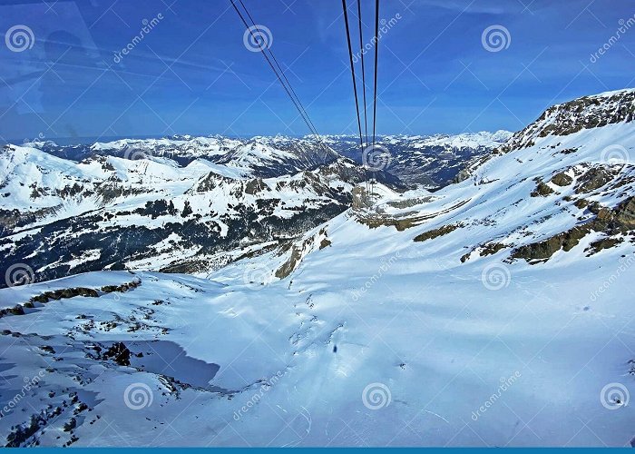 Pillon-Cabane The Mountain Cable Car Col Du Pillon - Cabane - Scex Rouge Glacier ... photo