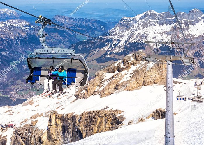 Ice Flyer Engelberg Switzerland April 11 2016 Unidentified Stock Photo ... photo