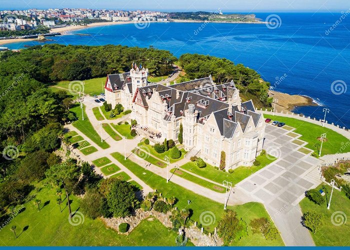 Peninsula of Magdalena Magdalena Palace in Santander Stock Photo - Image of cantabria ... photo