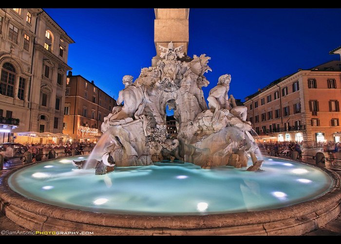 Fountain of the Four Rivers Discover the Stunning Four Rivers Fountain in Rome's Piazza Navona photo