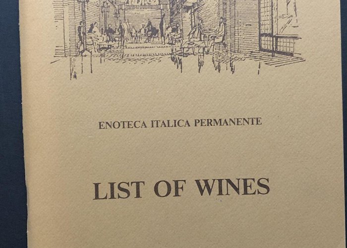 Enoteca Italiana Enoteca Italica Permanente: List of Wines | Enoteca Italiana ... photo