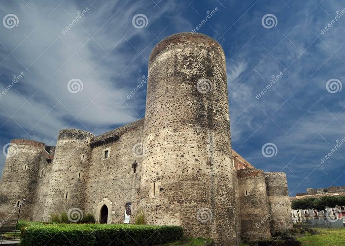 Ursino Castle Castello Ursino is a Castle in Catania, Sicily Stock Image - Image ... photo