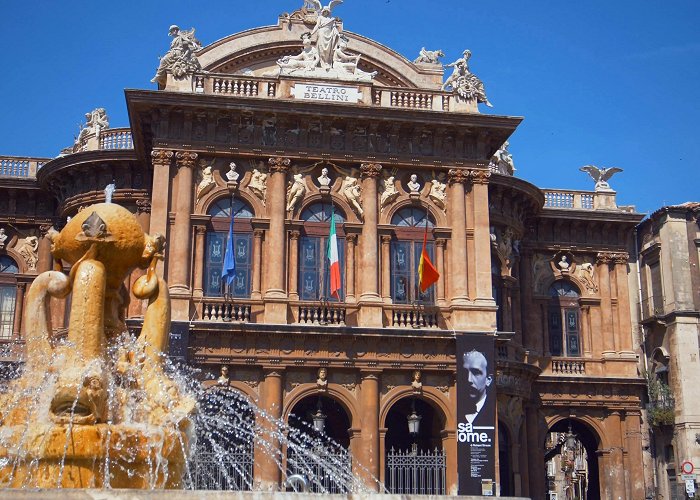 Bellini Theater BELLINI theater, Catania, Sicily, Italy | Stock Video | Pond5 photo