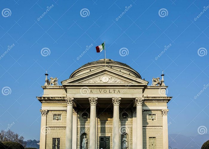 Volta Temple Tempio Voltiano Alessandro Volta Temple stock image. Image of tempio - 64675627 photo