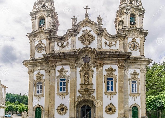 Our Lady of Remedies Sanctuary View at the Sanctuary of Our Lady of Remedios in Lamego ,Portugal ... photo