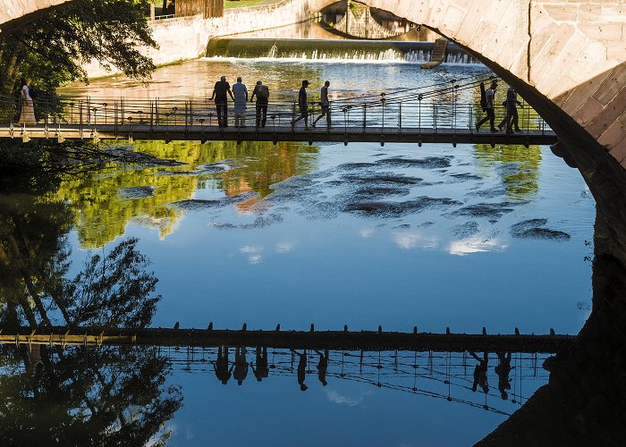 Kettensteg Kettensteg (Chained Suspension Bridge) - Congress- und Tourismus ... photo