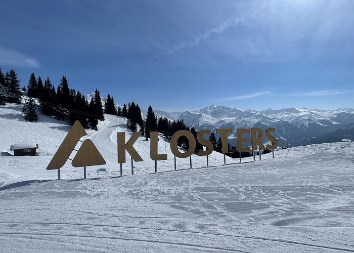 Madrisa Madrisa skiing at Klosters Switzerland photo