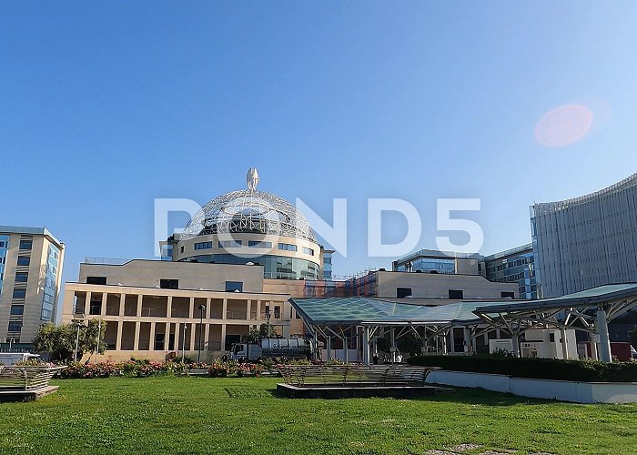 San Raffaele Hospital San Raffaele Hospital with its dome | Stock Video | Pond5 photo