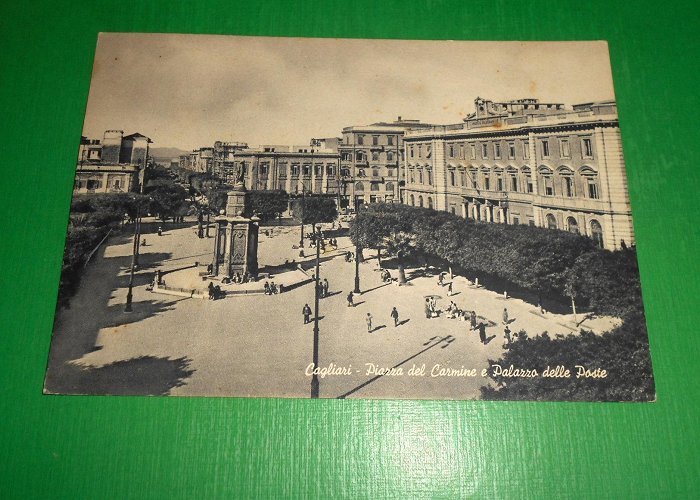 Piazza del Carmine Cagliari - Cartolina Cagliari - Piazza del Carmine e Palazzo delle ... photo