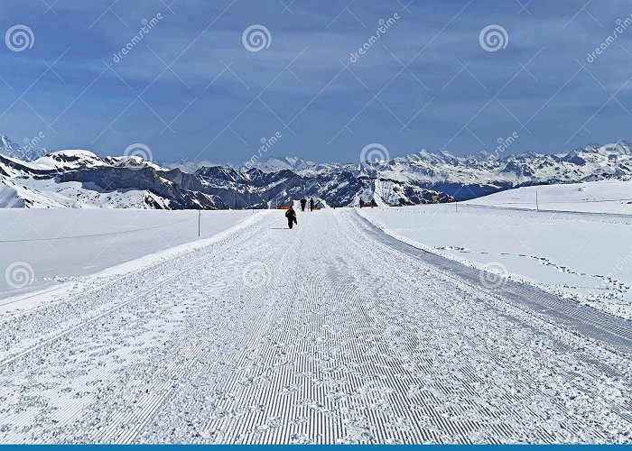 Quille du Diable Glacier Walk - Marked Glacier Trail from Scex Rouge Station To ... photo