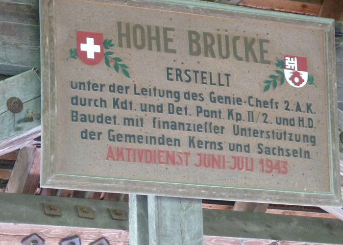 Hohe Brücke Europe's Highest Covered Wooden Bridge | Switzerland Tourism photo