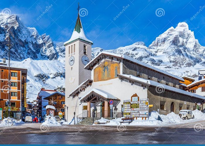 Plan Maison Monte Cervino Matterhorn in December, Breuil-Cervinia, Valle D ... photo
