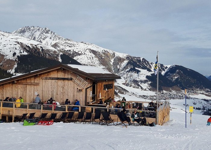 Planatsch Hike to the Schliusa piste bar - BERGFEX - Snowshoe - Tour Graubünden photo