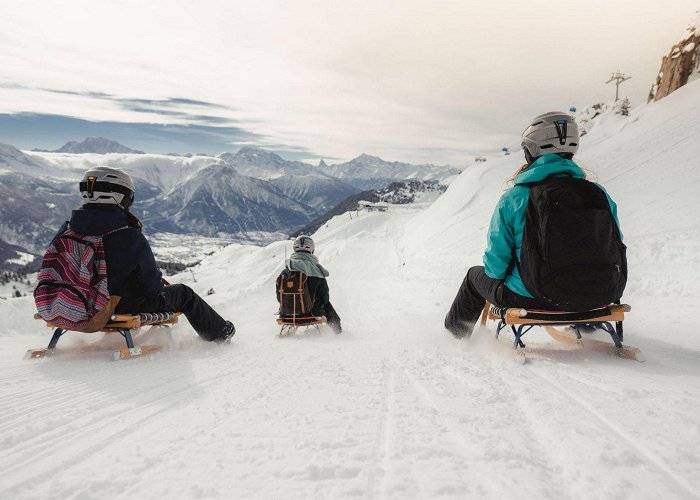 Aletsch Arena Sledging in the Aletsch Arena: thrilling downhill fun photo