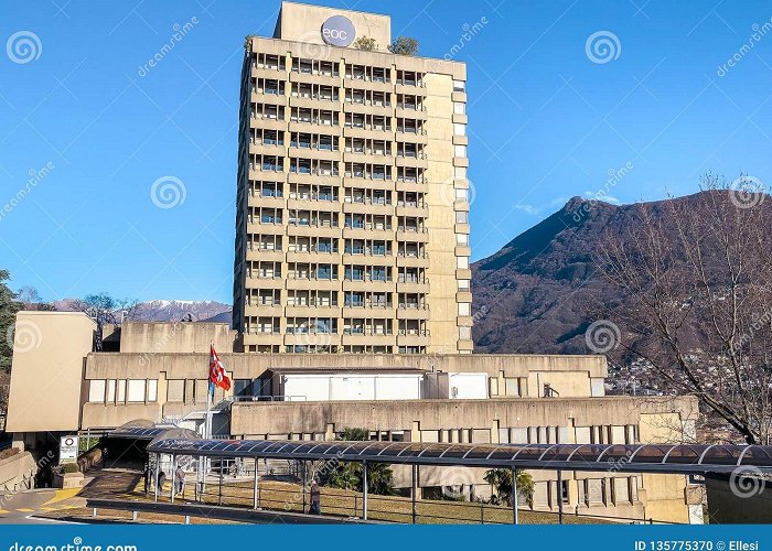 Lugano Hospital - Civico View of Lugano Civic Hospital EOC Ospedale Civico, is Part of the ... photo