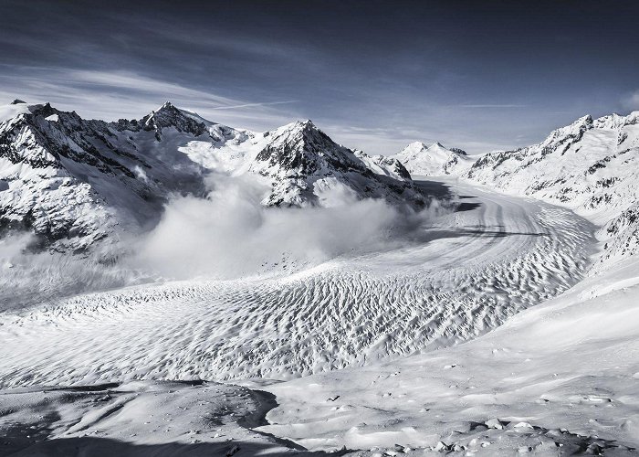 Aletsch Glacier Great Aletsch Glacier - Aletsch Arena photo