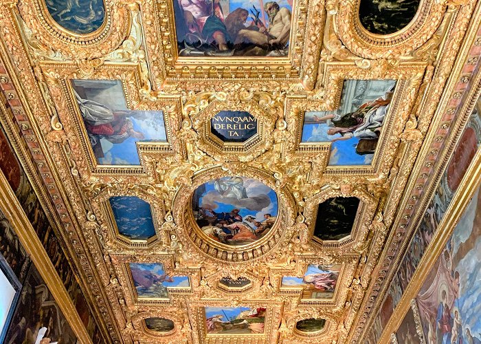 The Ducal Palace Venice Doge's Palace: Paolo Veronese's ceiling of the Collegio Hall photo