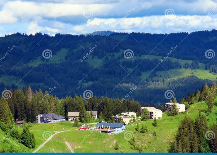 Fuederegg Tourist and Recreation Alpine Settlement Fuederegg Over the Iberig ... photo