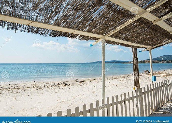 Maria Pia Beach Reed pergola stock photo. Image of wooden, city, clouds - 71120868 photo