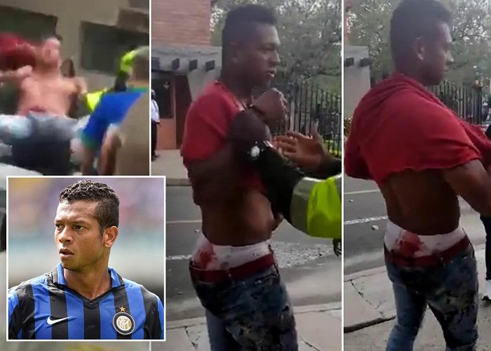 Shocking Club Ex-Inter Milan star Fredy Guarin 'seen covered in blood and ... photo
