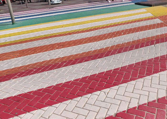 Zandvoort-Stad Another rainbow crosswalk, this time in Zandvoort an Zee ... photo