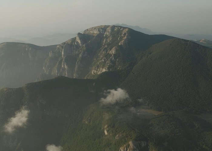 Terminio Mountain Aerial view of Mount Terminio, Serino, Campania, Avellino, Italy ... photo