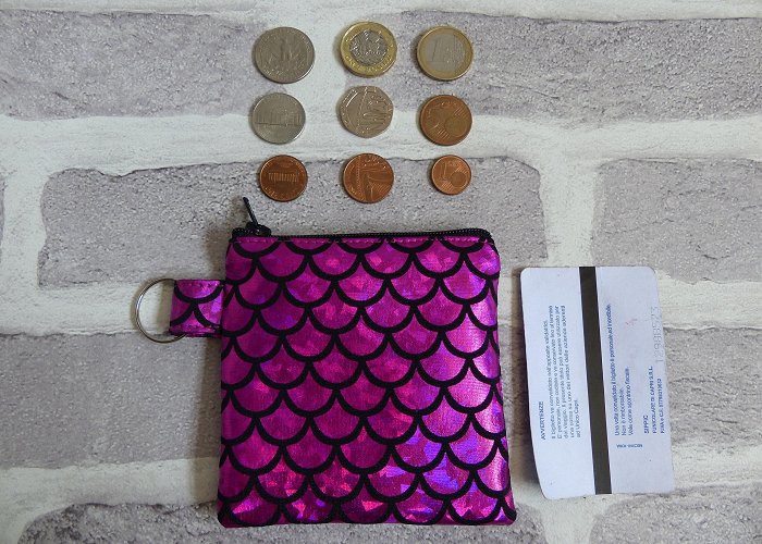 Funicolare di Capri Mermaid Scales Coin Purse, Mermaid, Scales, Dragon Scales Coin ... photo