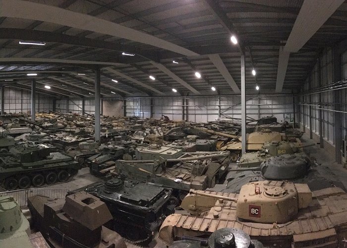 Tank Museum Vehicle Conservation Centre at Bovington Tank Museum. This is the ... photo