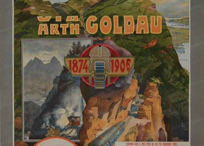 Arth-Goldau RIGI Arth Goldau - Artifiche Swiss Poster Gallery photo