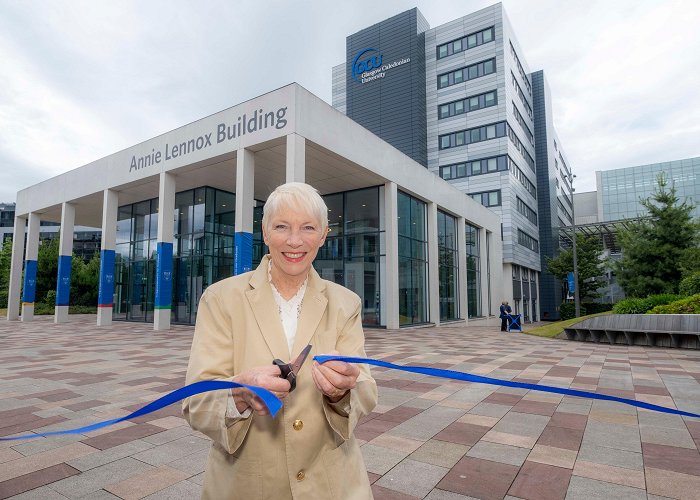 Glasgow Caledonian University Annie Lennox honoured as university building is named after her ... photo