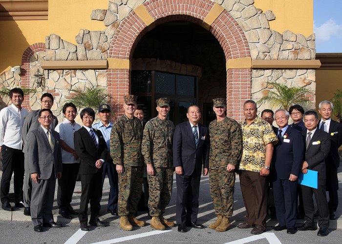 Camp Foster Ginowan City, U.S. military leadership foster cooperation ... photo