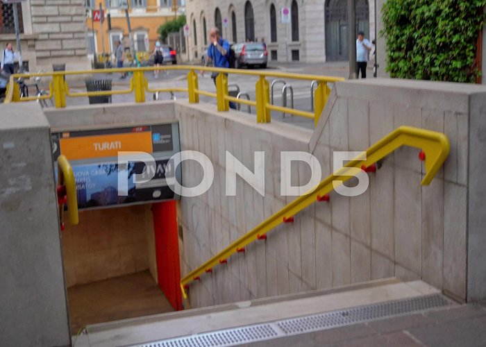 Turati metro Metro M2 - Turati station, Milan city ce... | Stock Video | Pond5 photo