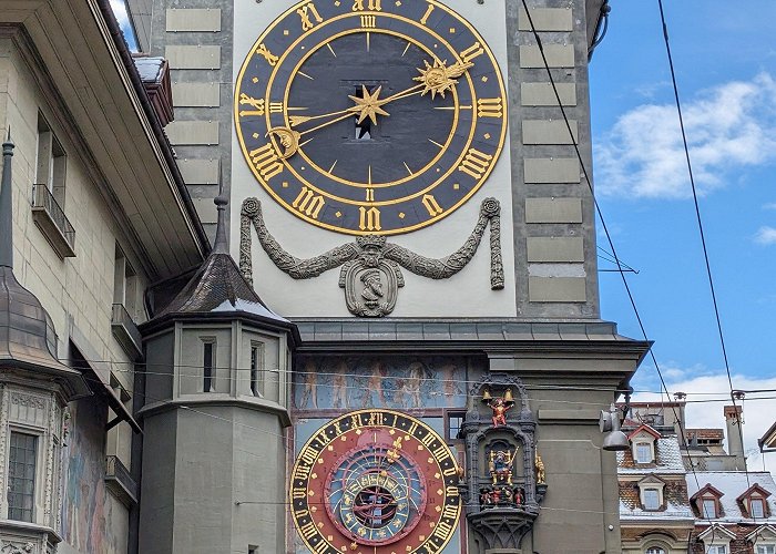 Bern Clock Tower The Zytglogge Clock Tower and Einstein's Apartment, both in ... photo