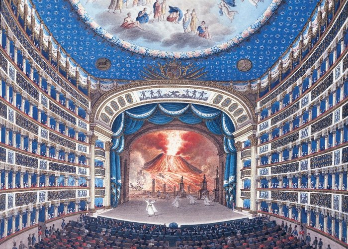 San Carlo Theatre Ferdinando ROBERTO, Interior of the San Carlo theater in Naples ... photo